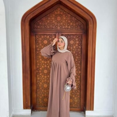 عباية فاخرة حياء أنيقة سي واي مستورد لوان كافيه